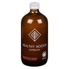 Healthy Hooch Kombucha Organic Peach Apricot Kombucha, 500 ml