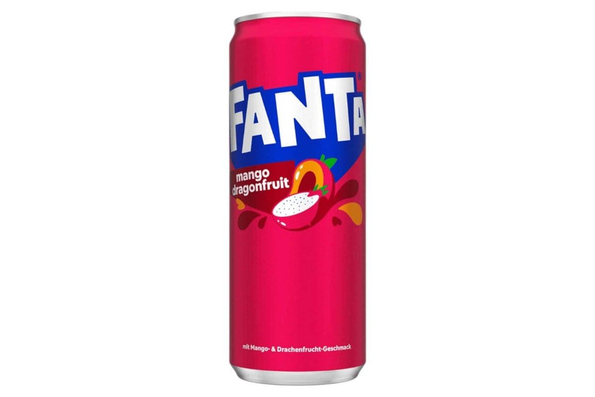 Fanta Mango Dragonfruit (330ml) (86 Cal)