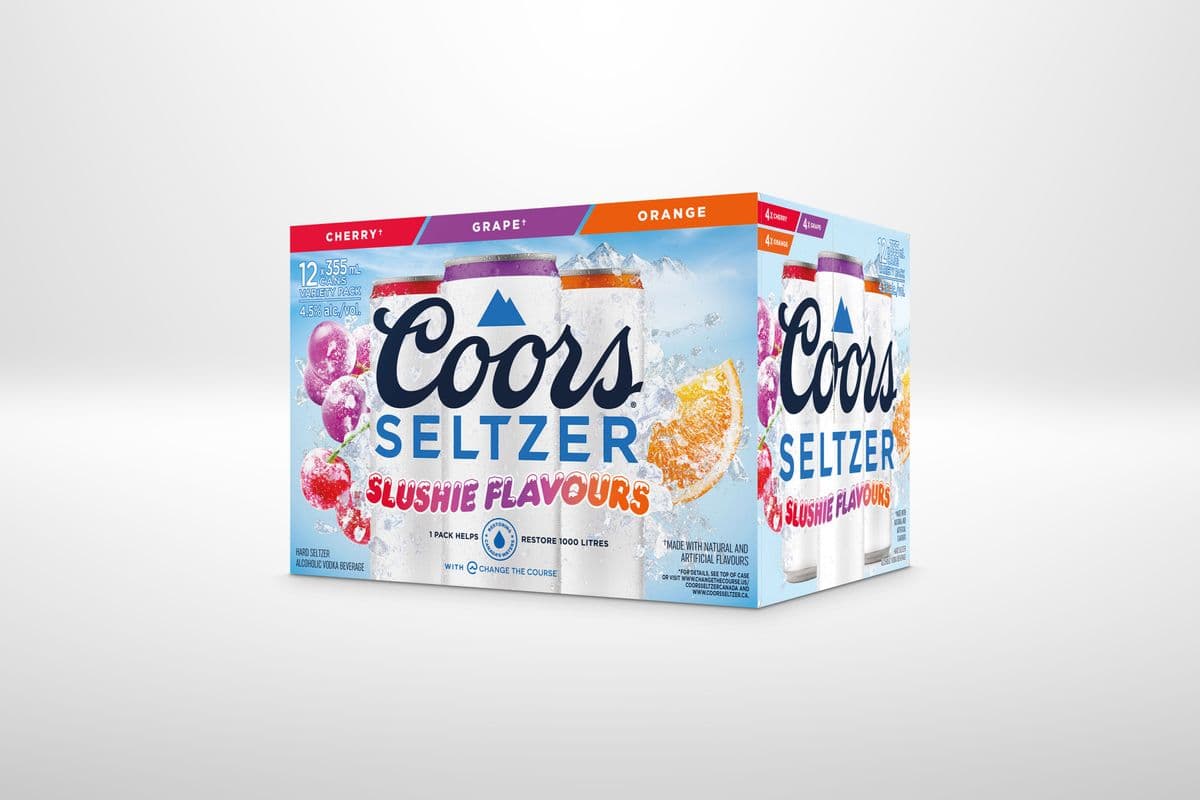 Coors Seltzer Slushie Flavour (12 x 473 ml)