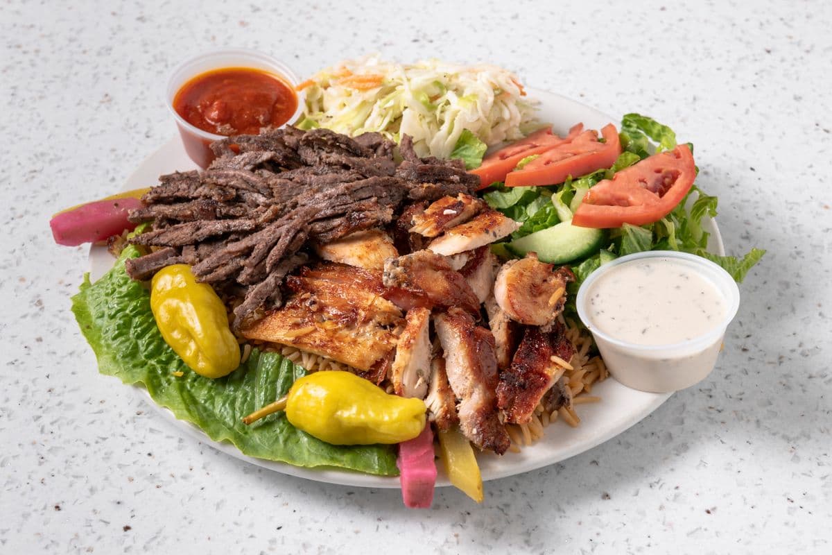 Mixed Shawarma Plate