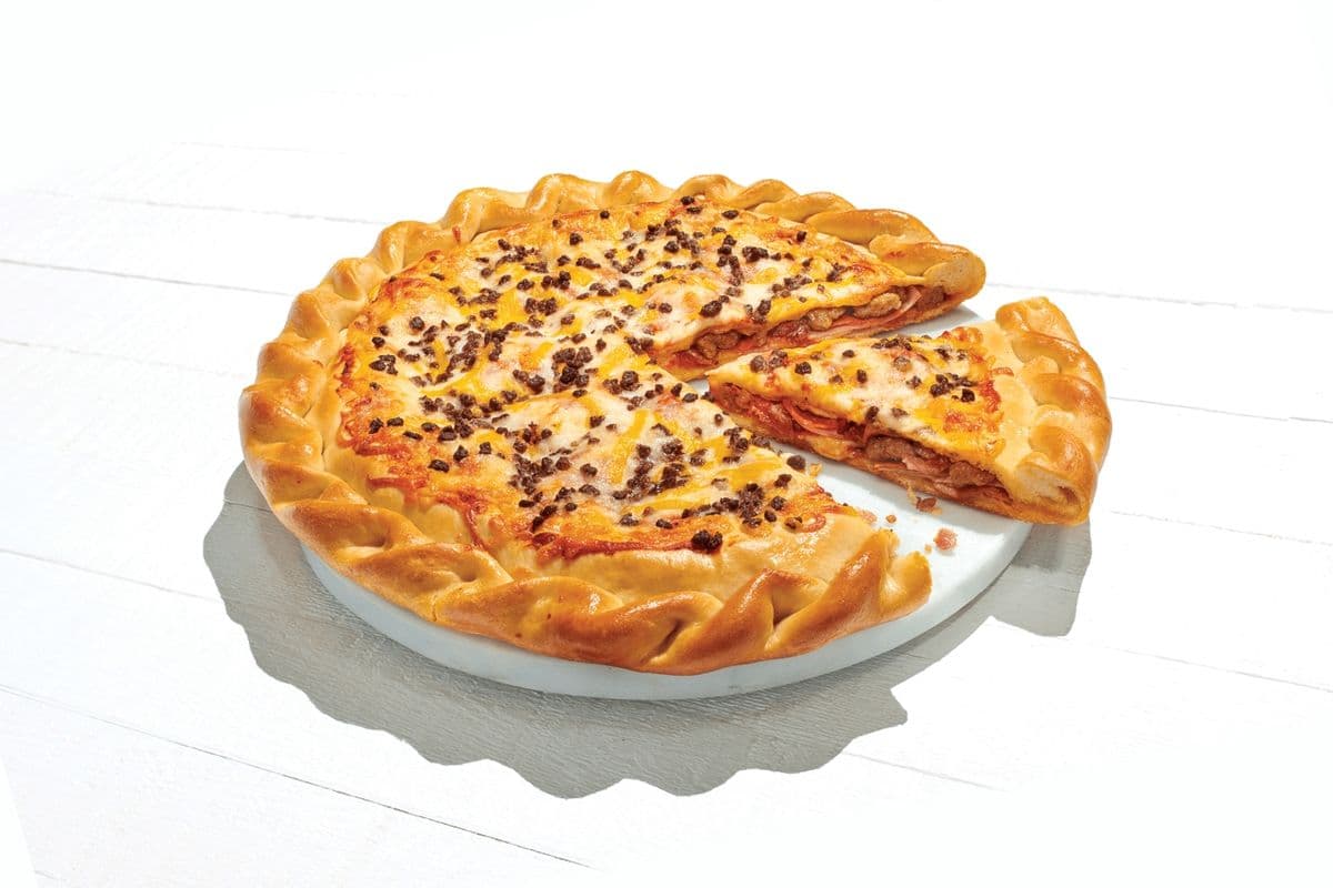 5 Meat Stuffed Pizza