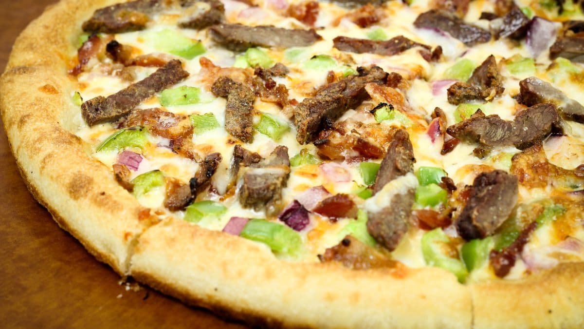 Philly Cheesesteak Pizza