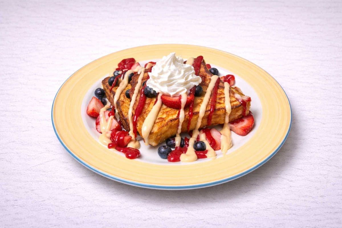 DOUBLE BERRY FRENCH TOAST (Two Slices)