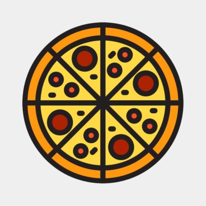 Pizza familial gamberi / Family Pizza Gamberi