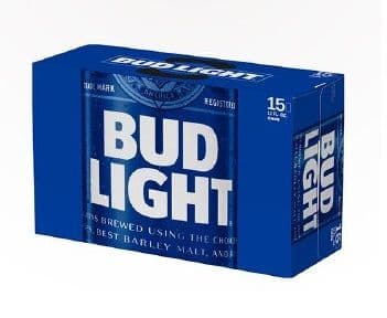 Bud Light (15 x 355 ml Cans)