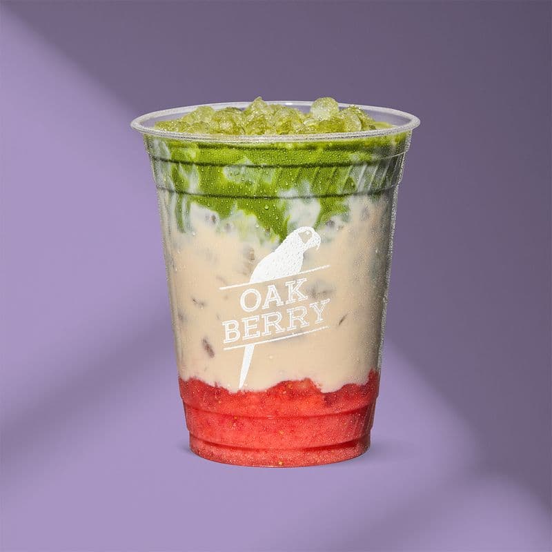 Iced Strawberry Matcha Latte