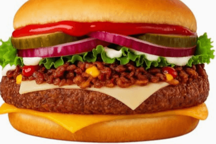 Steak Bacon, Cheddar, and Swiss Burger