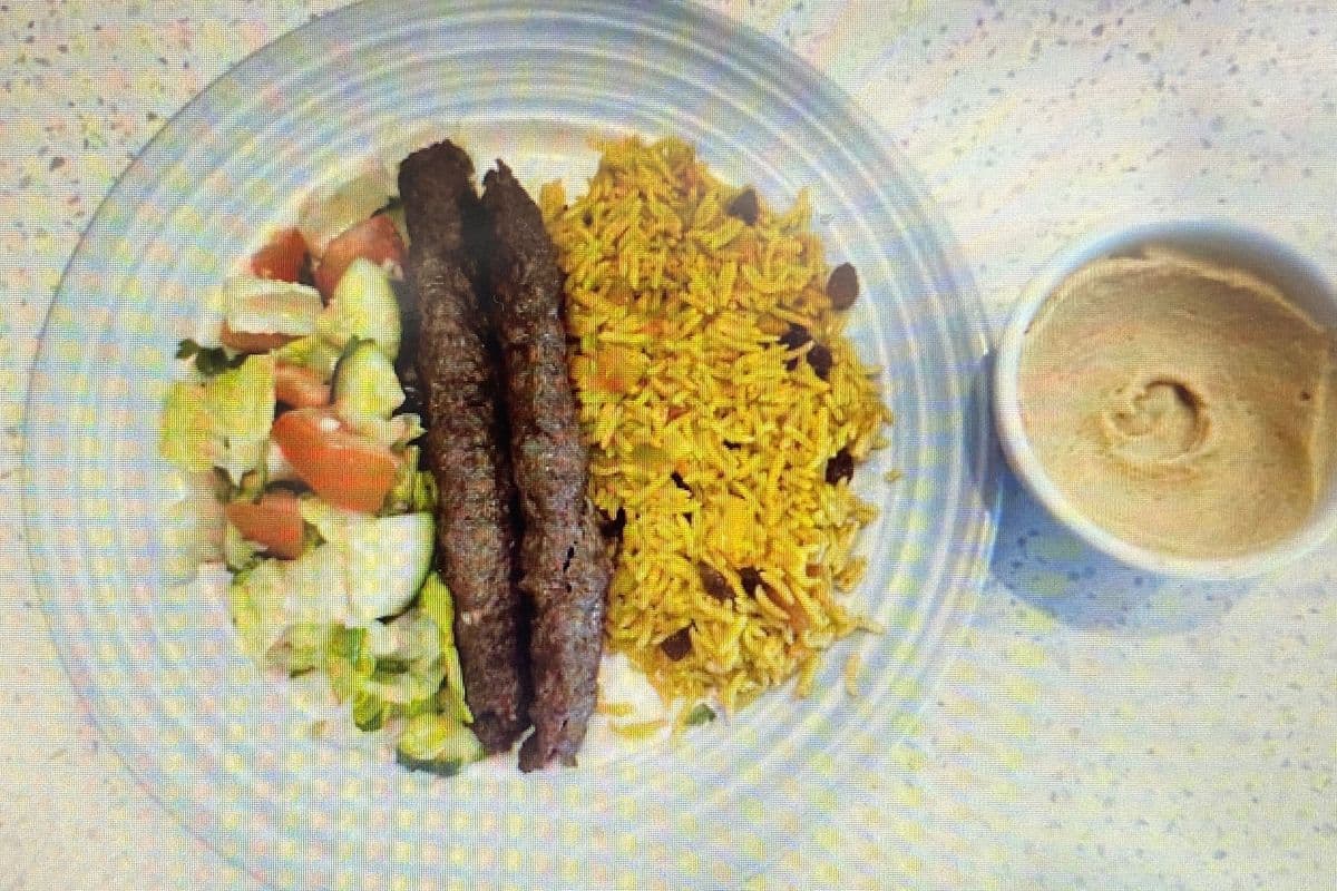 Two Skewers Beef Kebab