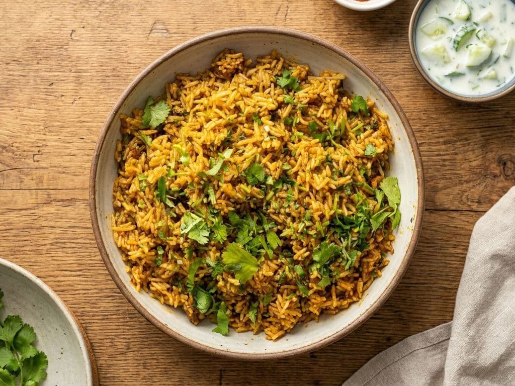 Goat Biryani Rice Bowl