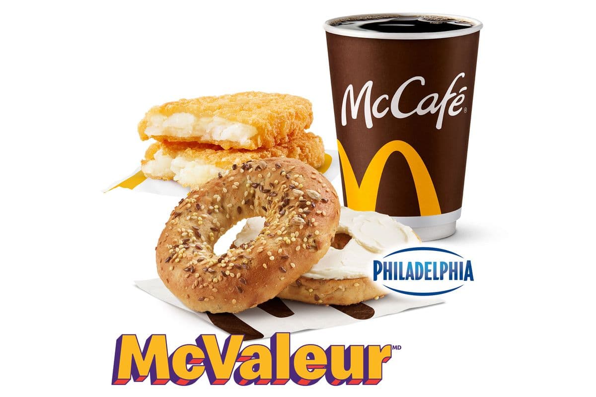 Trio McValeur bagel multi avec fromage à la crème [550.0 Cal]