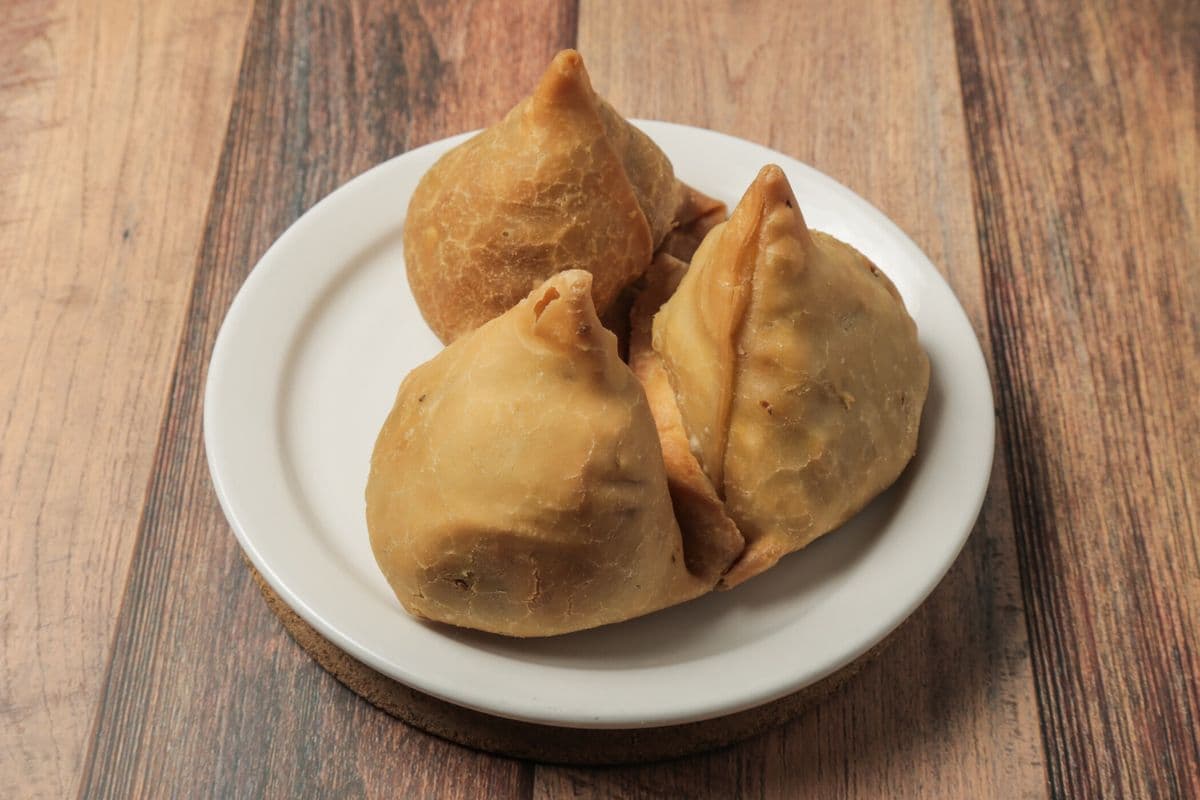 Samosa végétarien / Vegetarian samosa