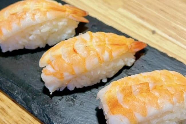 74. Shrimp Sushi (3 pcs)