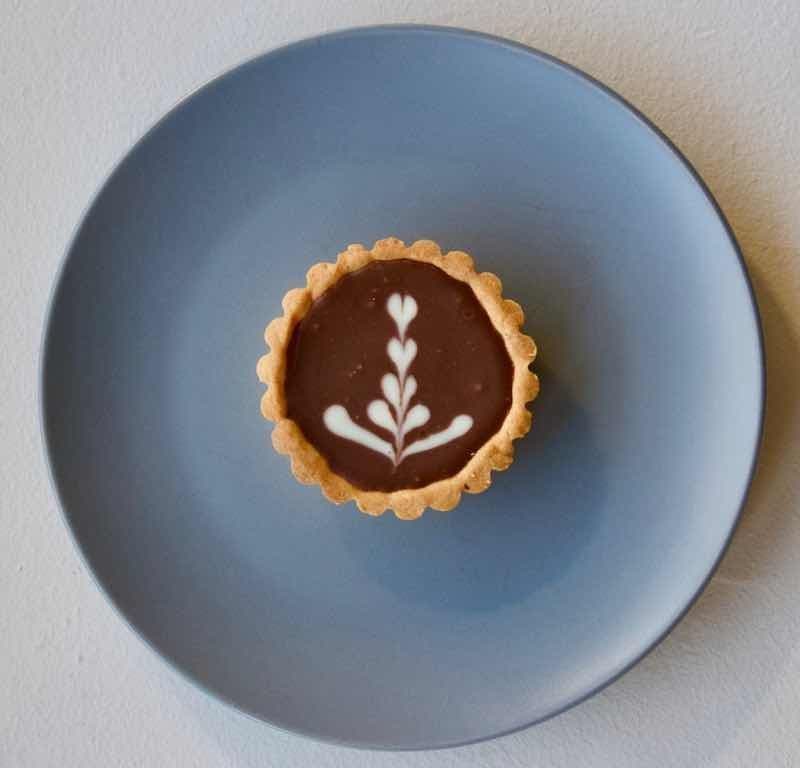 mocha tart with timbertrain espresso