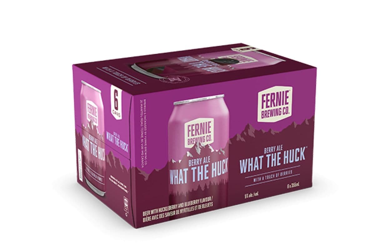Fernie Brewing What the Huck Berry Ale (6 x 355mL Cans)