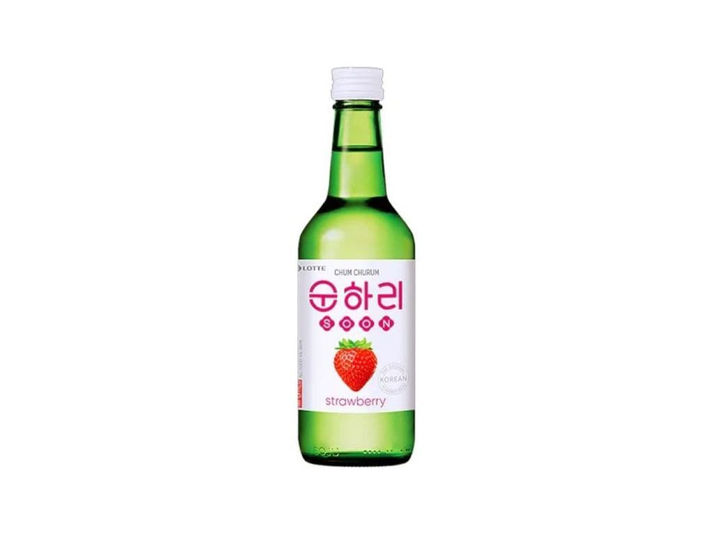 Chum Churum Strawberry, 360mL Soju (12.0% ABV)