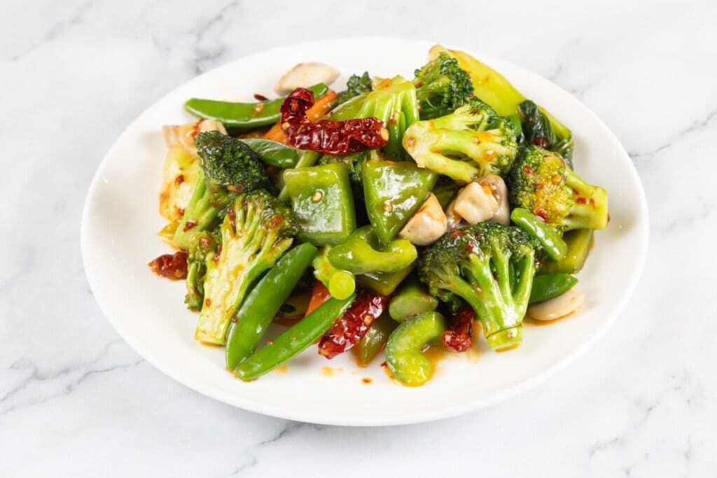Mixed Vegetables with Hot Sauce