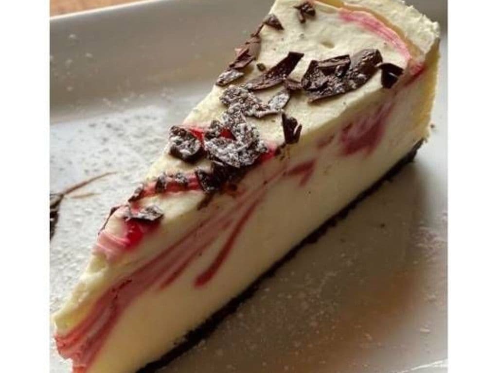 Strawberry Champagne Cheesecake