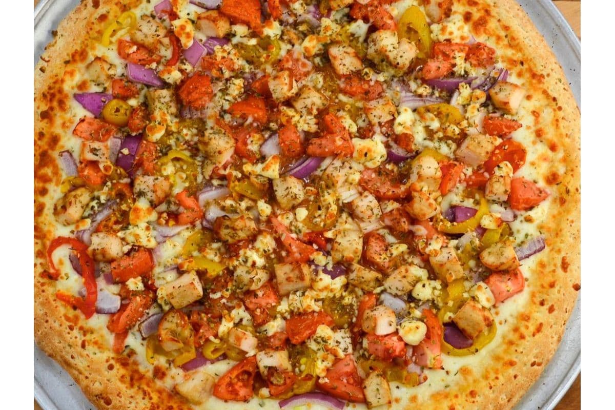 X-Large Chicken Mediterranean Pizza