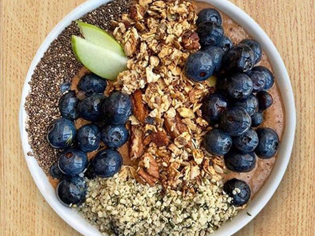 PB Mocha Bowl (23g protein, 20g fibre)