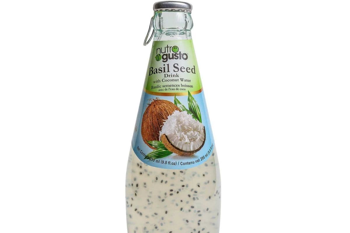 NutroGusto Basil Seed Drink with Coconut 290ml