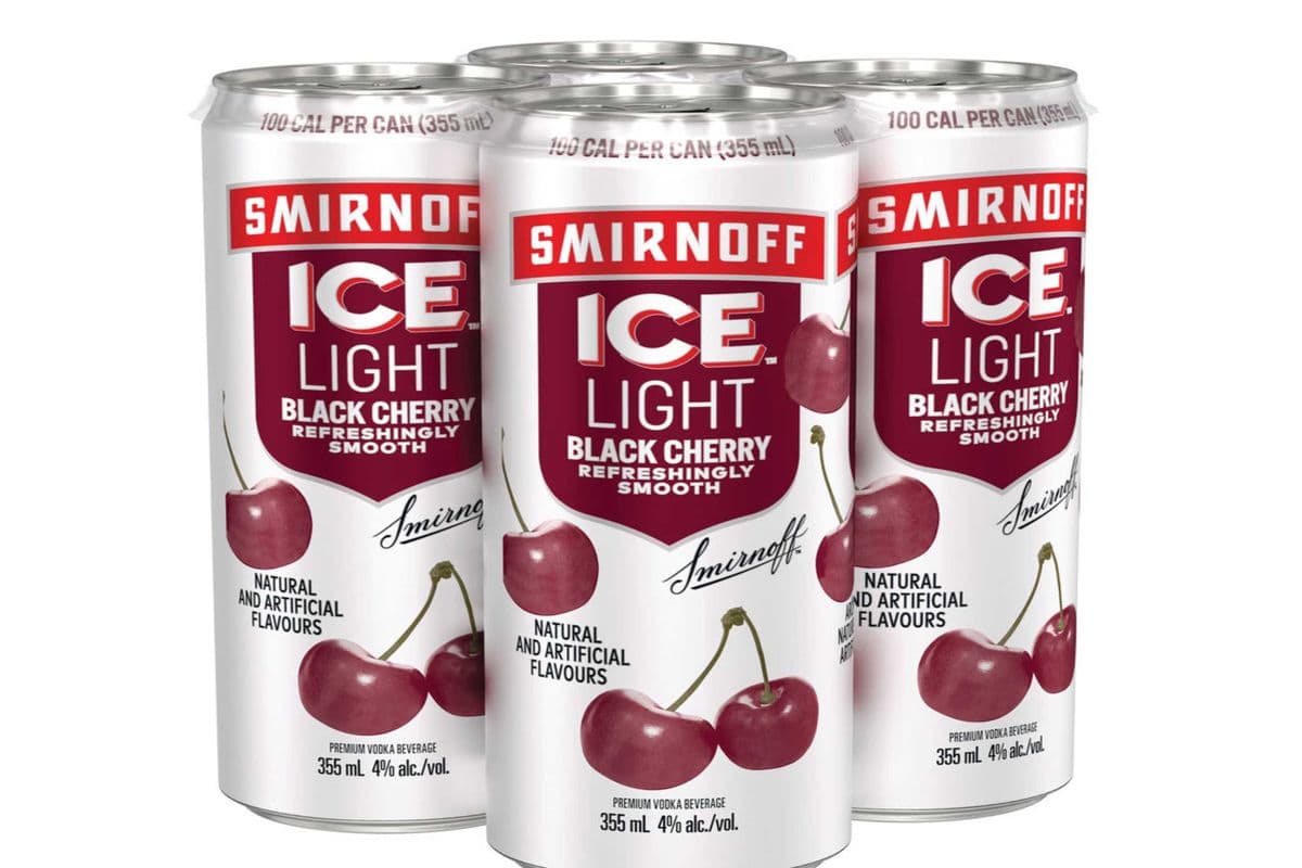 SMIRNOFF ICE LIGHT BLACKCHERRY 4*355ML (1 x 355ML)