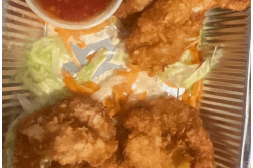 Coconut Beer Prawns with Sweet Chilli Sauce