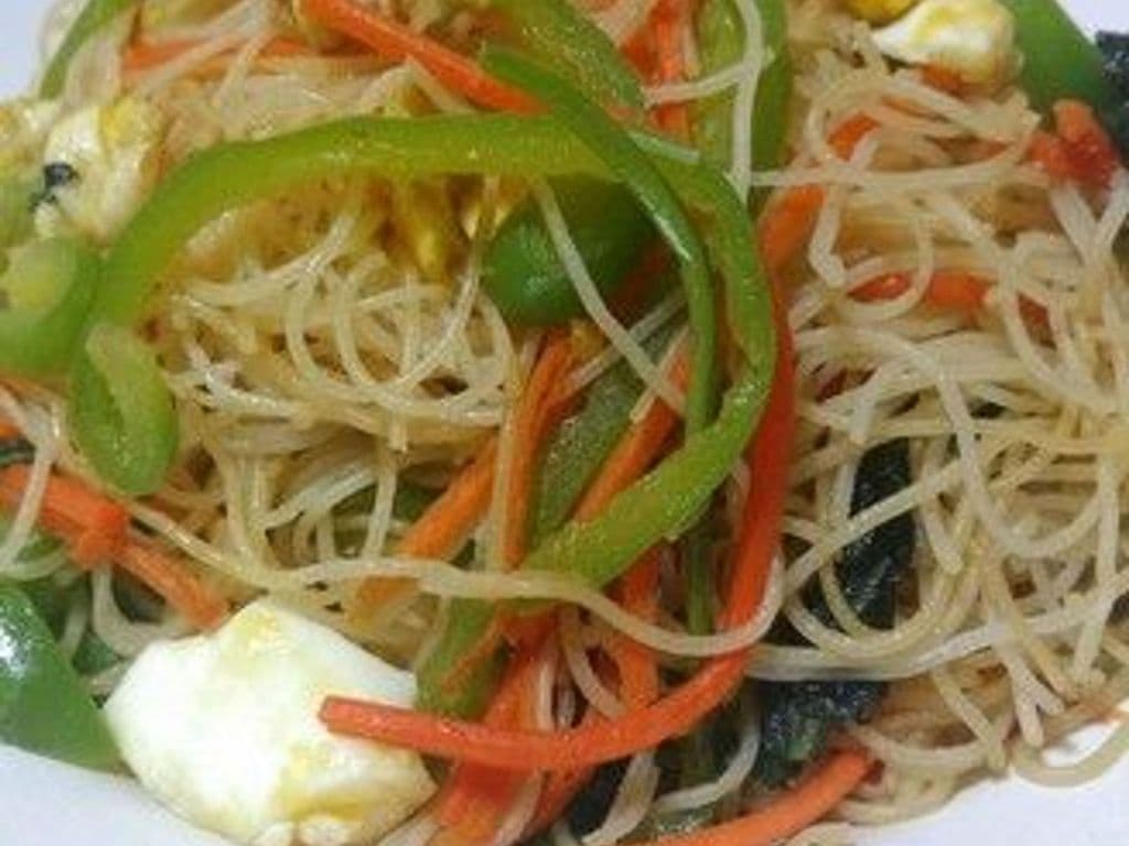 Veggie Stir Fried Rice Noodle