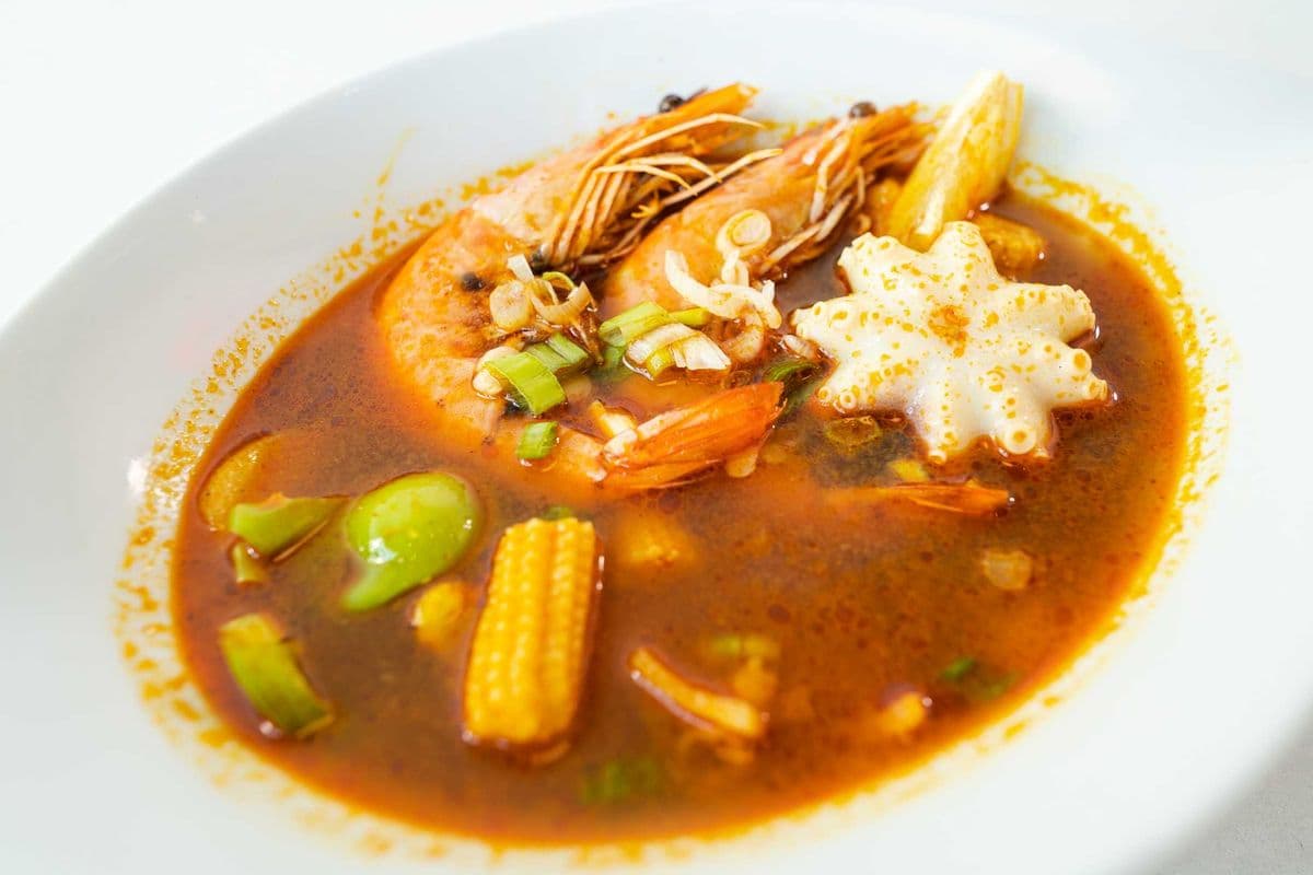Tom Yum Seafood Soup