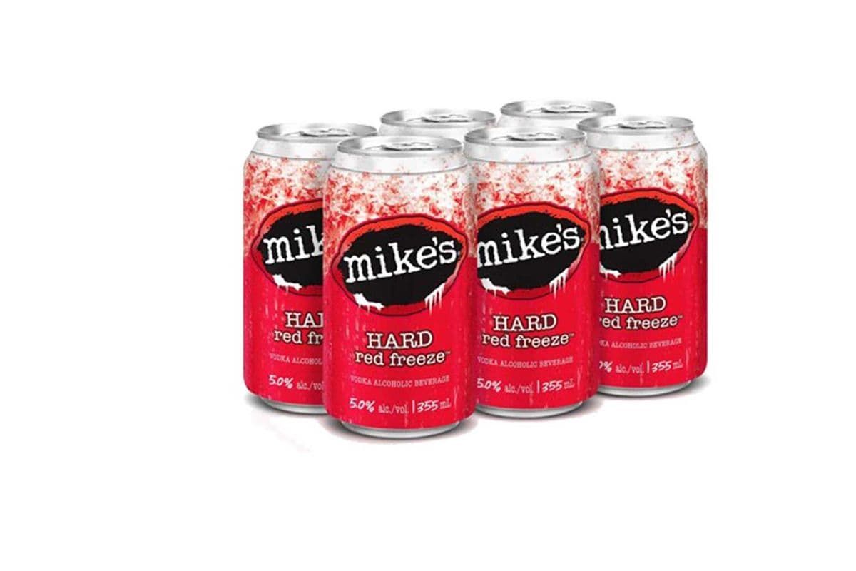 Mikes Hard Red Freeze 6 Pack Cans (6 x 355ml)