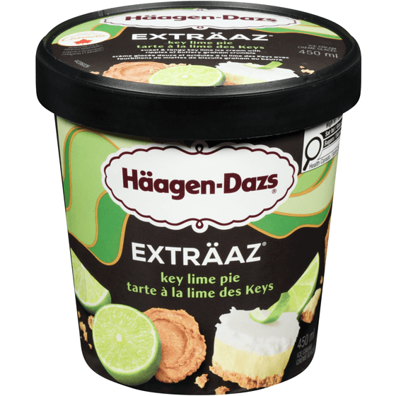 Haagen-Daz Extraaz Tarte a La Lime Des Keys 450ml/  Haagen-Daz Extraaz Key Lime Pie 450ml