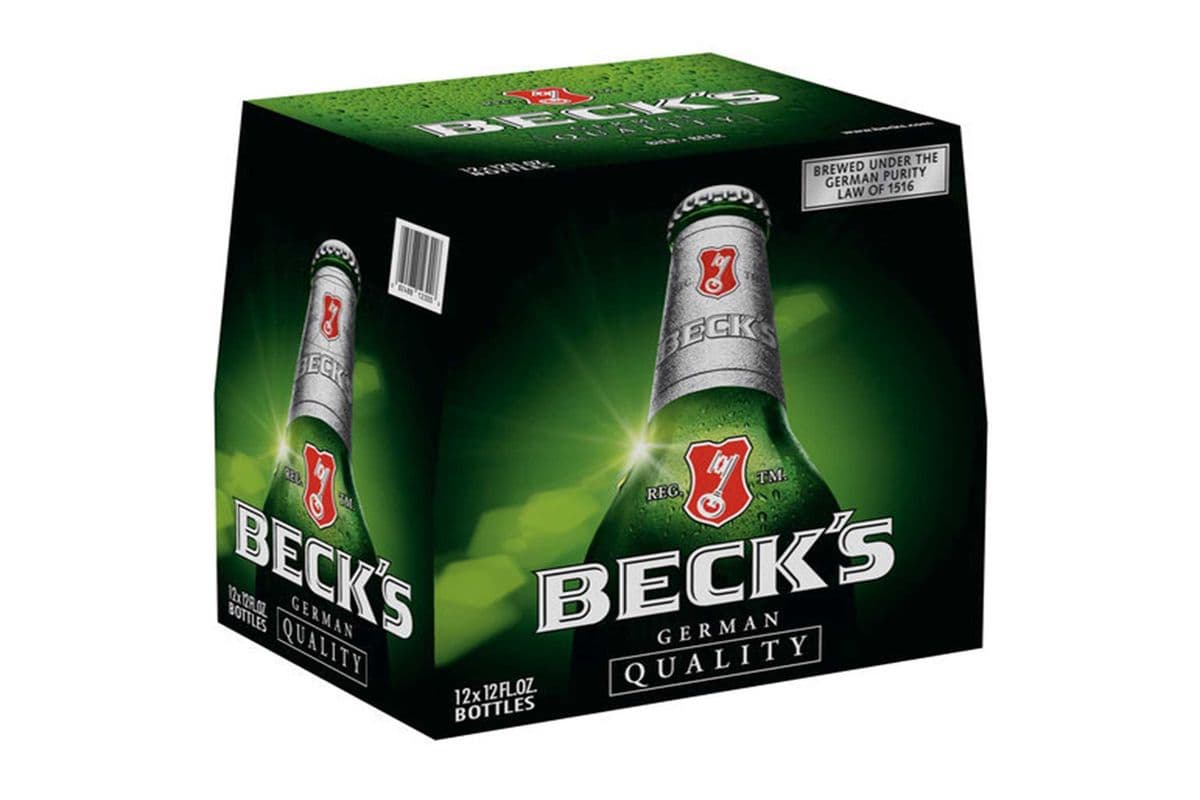 BECKS 12 BOTTLES (12 x 341 ML)