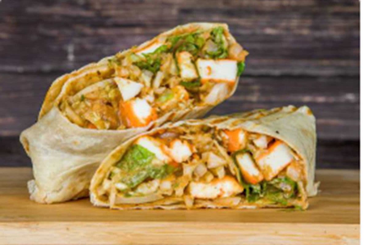 Achari Paneer Wrap