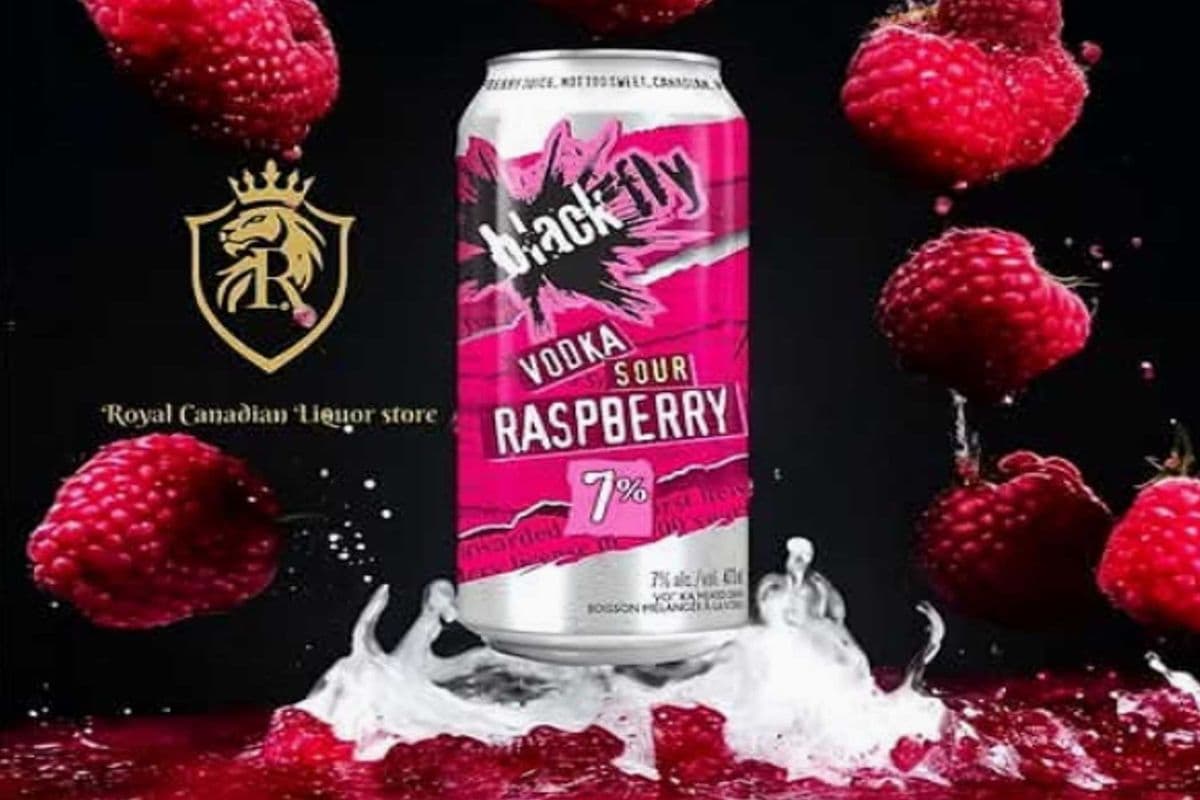 BLACK FLY VODKA SOUR RASPBERRY (1 x 473ML)