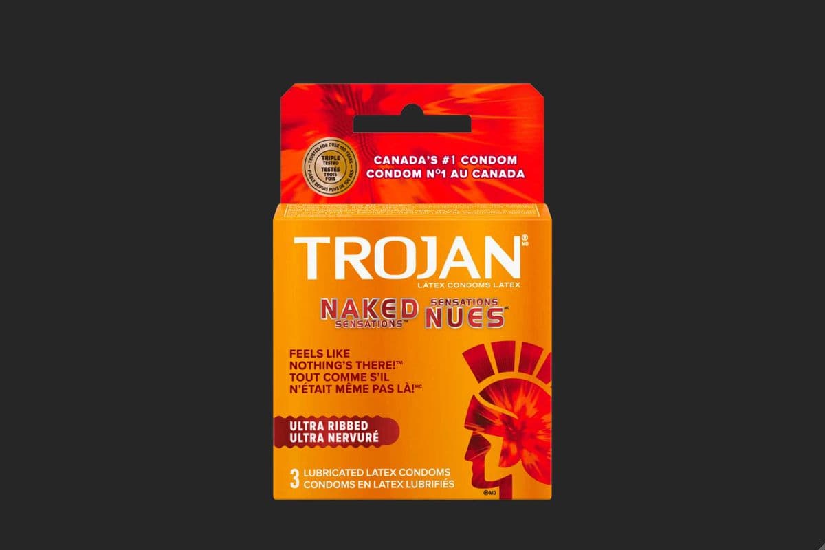 Trojan Condoms Naked Sensations 3 Pack