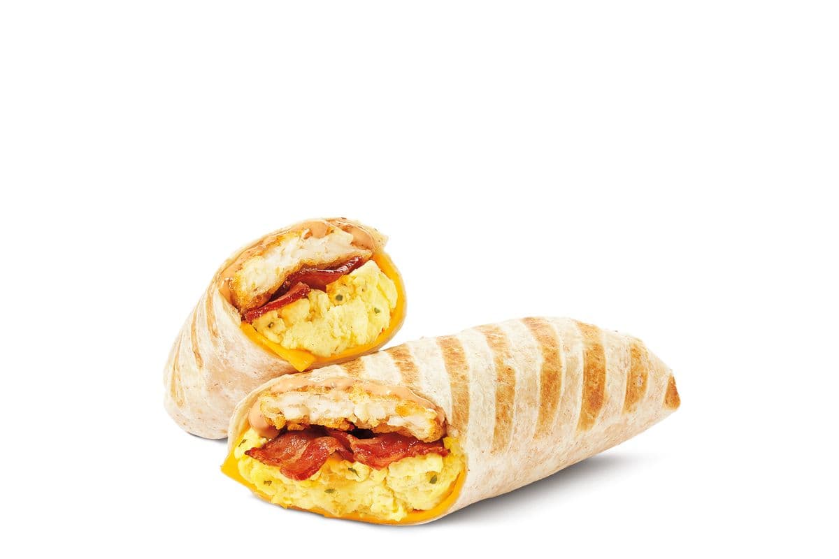Bacon Scrambled Egg Farmer's Wrap