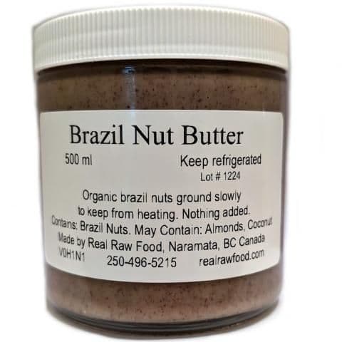 Real Raw Sprouted Brazil Nut Butter 500mL