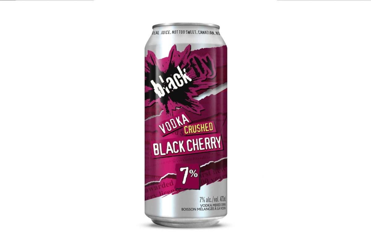 Black Fly Crushed Black Cherry (1 x 473 ml)