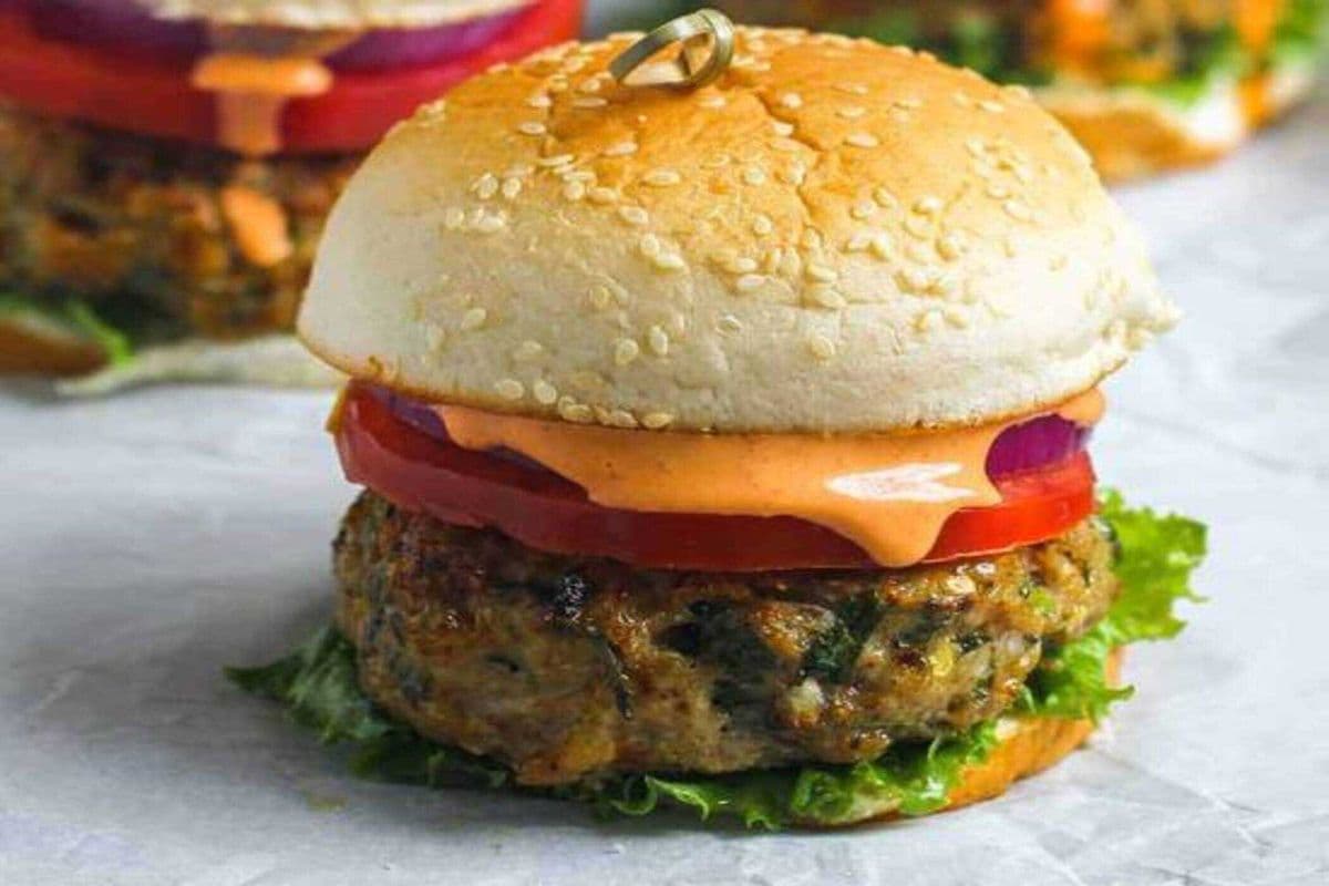 Indian Style Veggie Burger