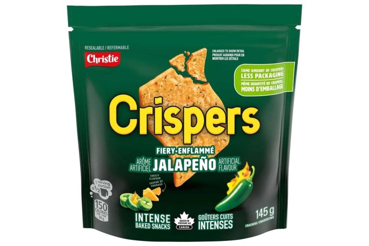 Crispers, Jalapeno Flavour Crackers, 145 g (145 g)