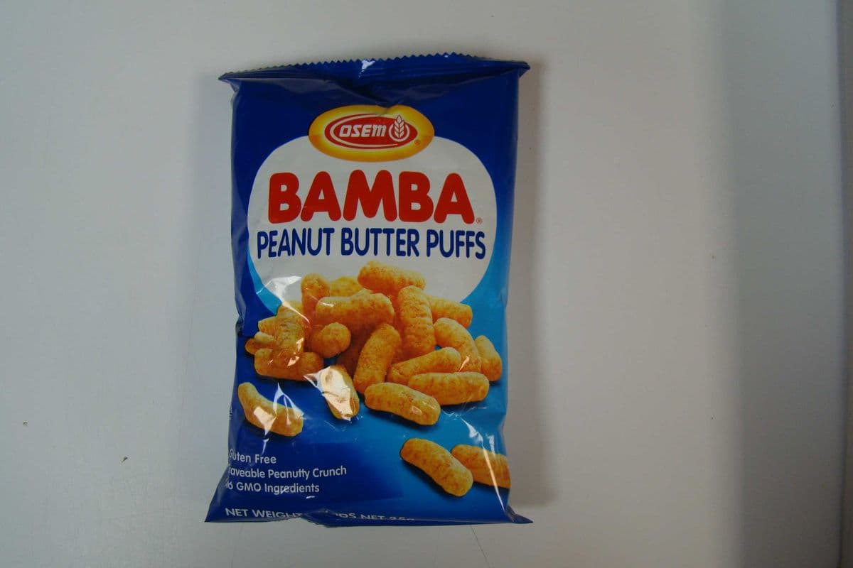 Bamba puffs au beurre d'arachide petit / Small Bamba peanut butter puffs (25g)