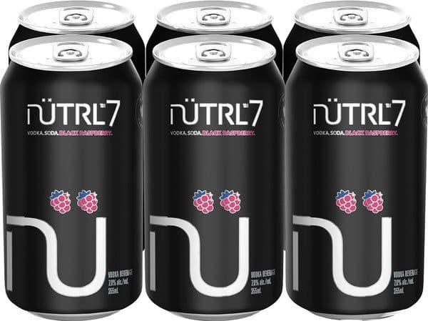 Nutrl 7 - Black Raspberry (6 x 355 ml)