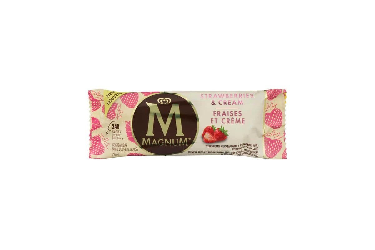 Magum Strawberries & Cream Bar 100ml