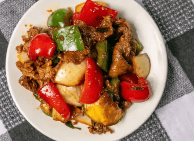 Boeuf au basilic