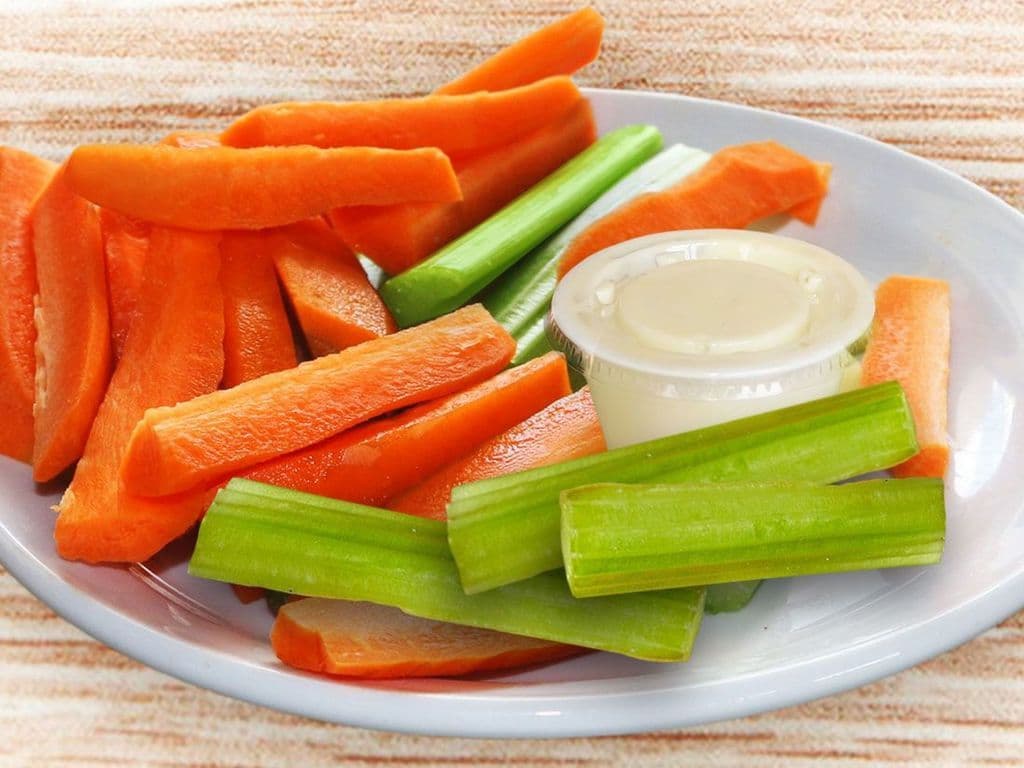 Veggies and Dip with Ranch Dip