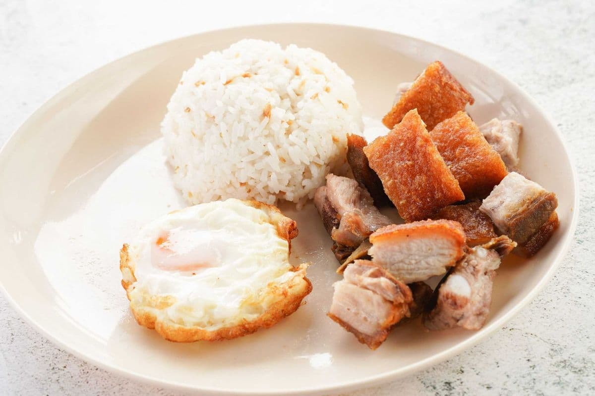 LECHON SILOG w/Rice