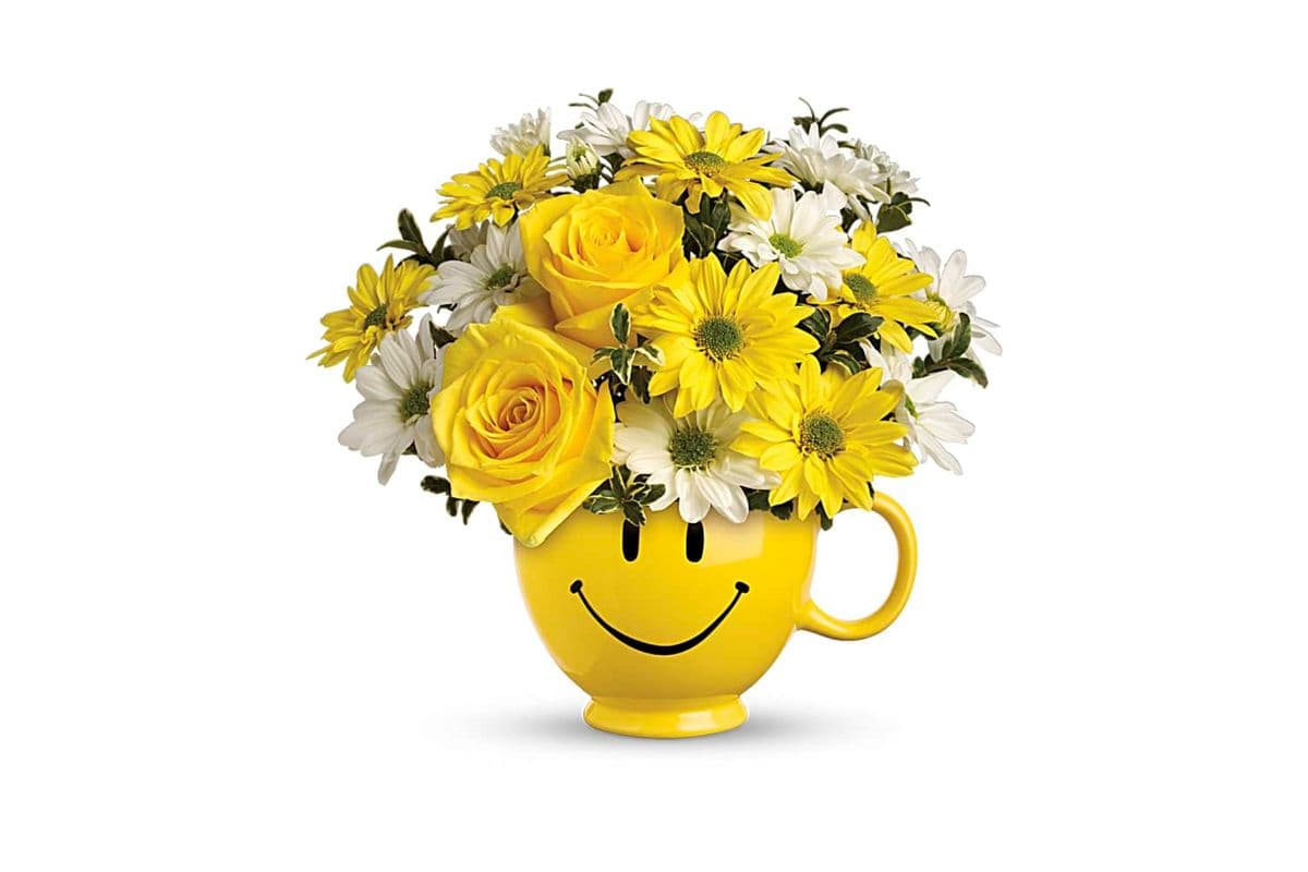 Teleflora's Be Happy® Bouquet with Roses