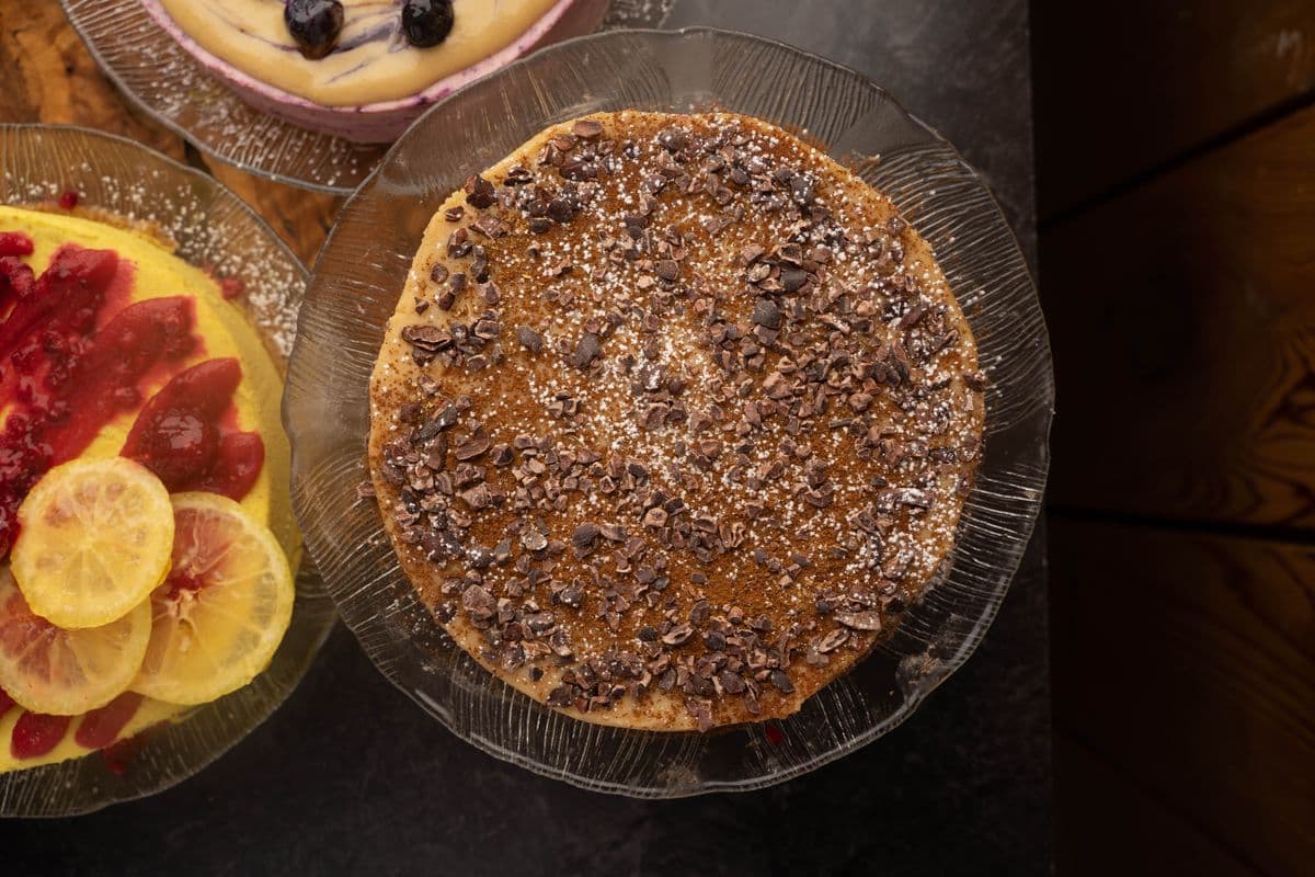 Raw Chai Lemon Cheesecake