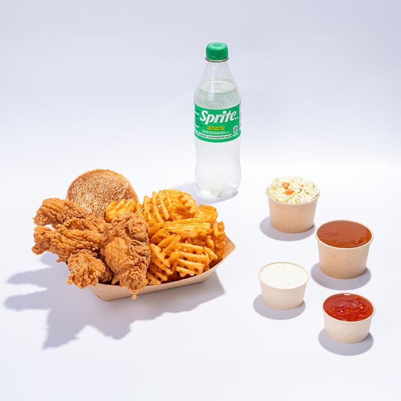 4 Tendres + Coca-Cola / 4 Tenders + COCA-COLA