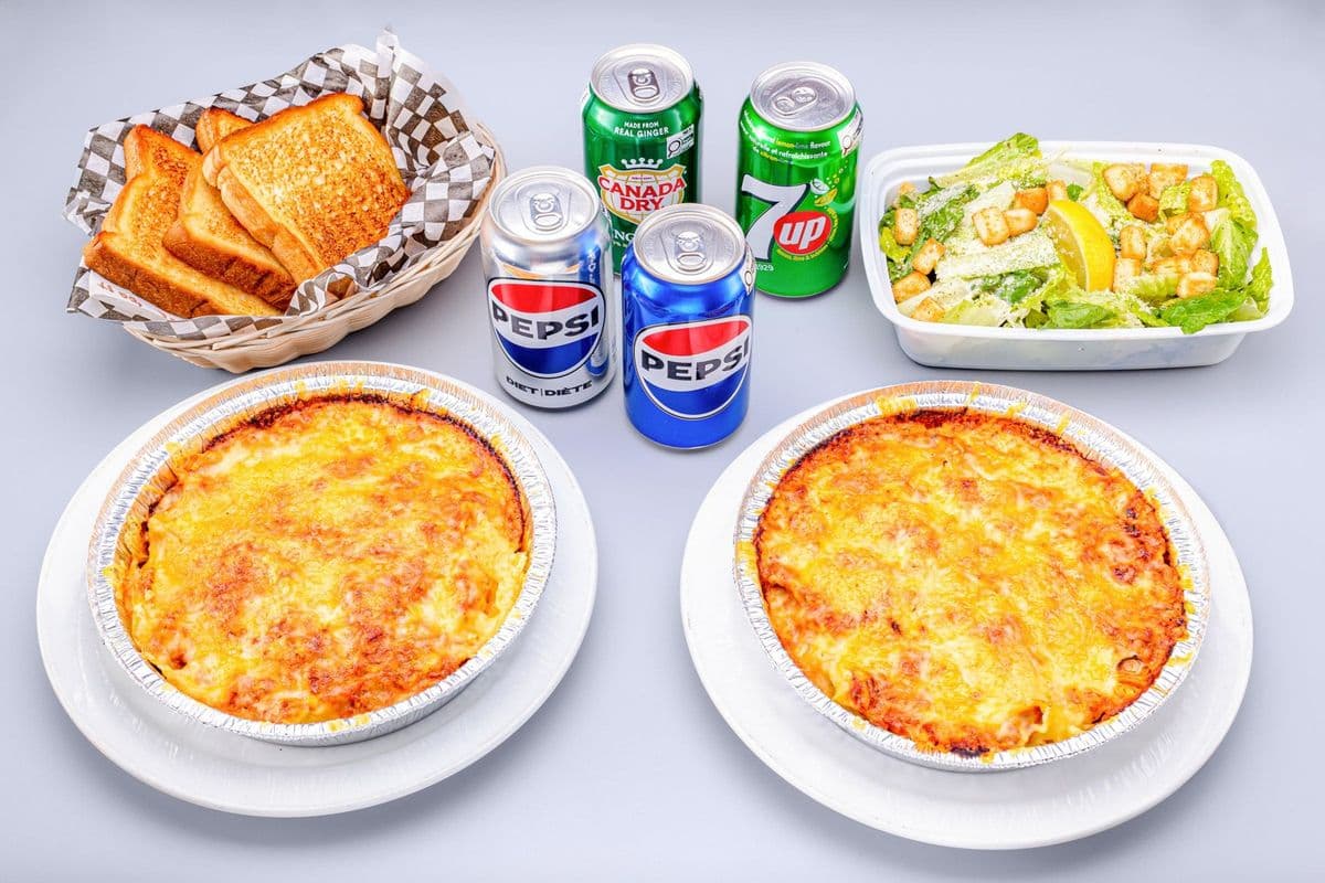 Matador Lasagna and Caesar Salad Combo
