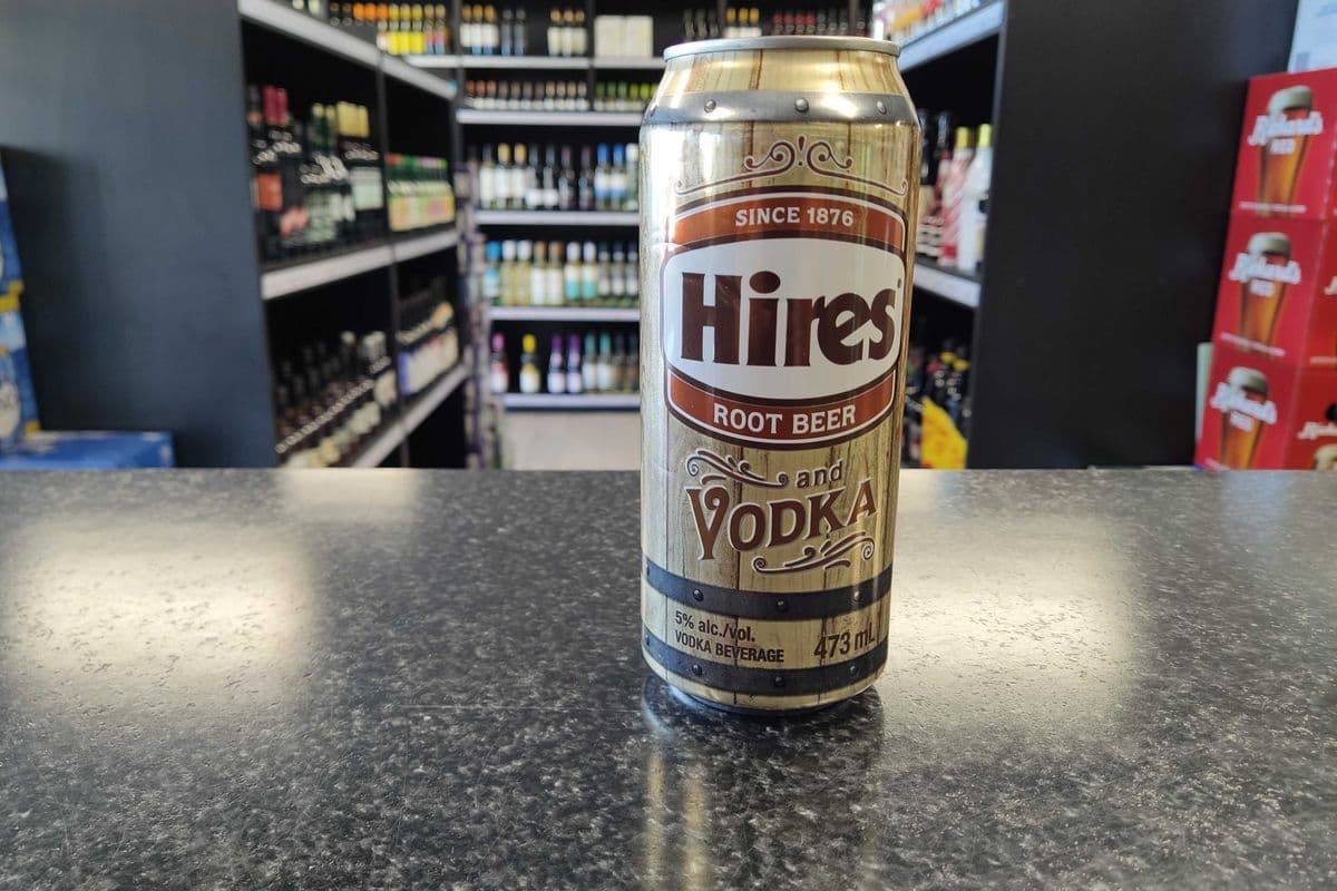 Hires Root Beer & Vodka (1 x 473ml Can)